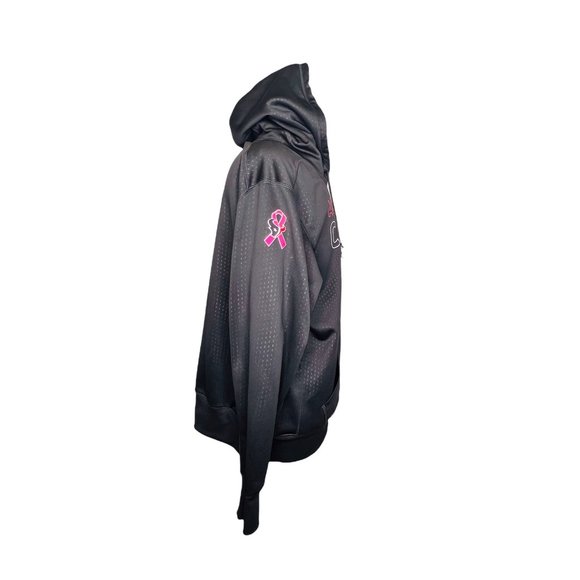 NFL Team Apparel Houston Texans The Crucial Catch Nike Hoodie Breast Cancer XL - Picture 5 of 9